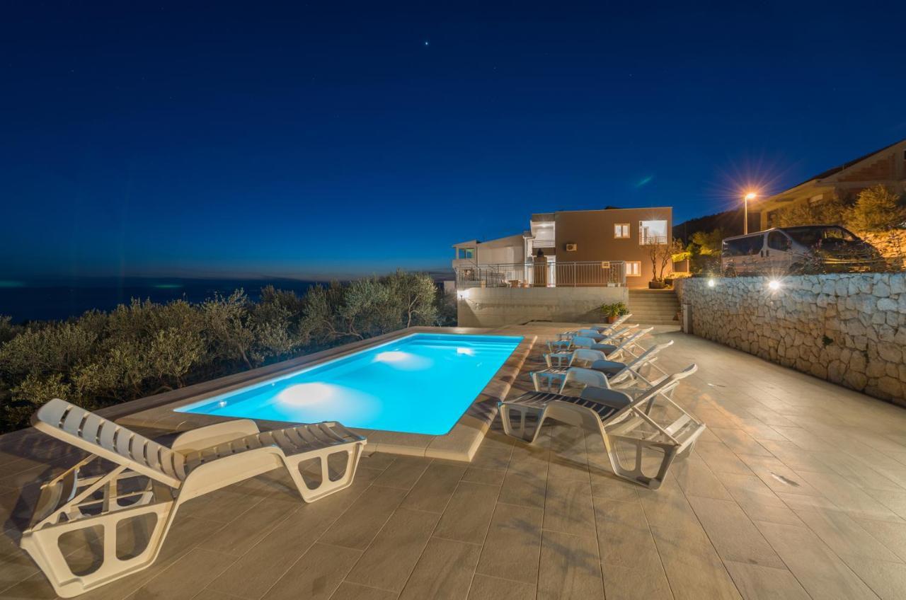Villa Violeta With Amazing Sea View 마카르스카 외부 사진